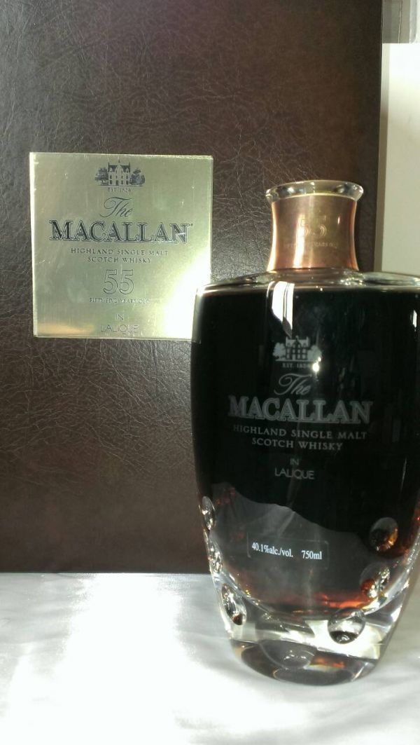 MACALLAN 55y 麥卡倫純麥威士忌 Lalique水晶瓶 限量386瓶