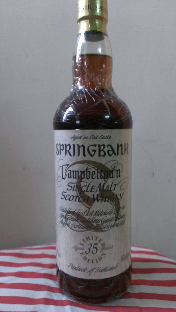 SPRINGBANK 35y 雲頂純麥威士忌 無木箱