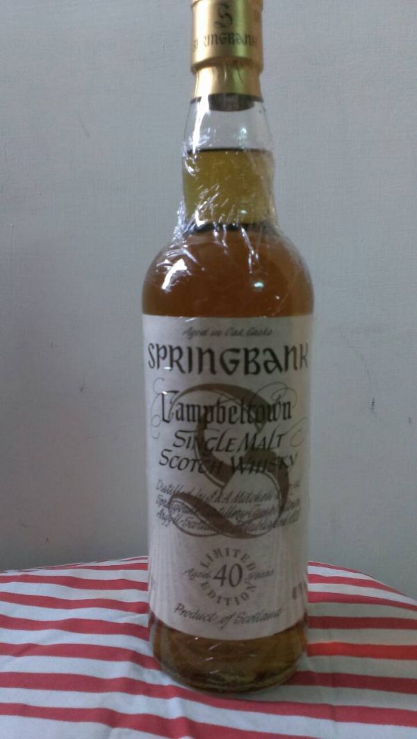 SPRINGBANK 40y 雲頂純麥威士忌 無木箱