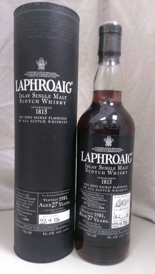 LAPHROAIG 1981 27y Limited release 873 bottles
