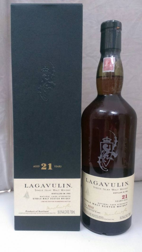 LAGAVULIN 21y 1985 拉卡佛林威士忌 2007版 限量6642瓶