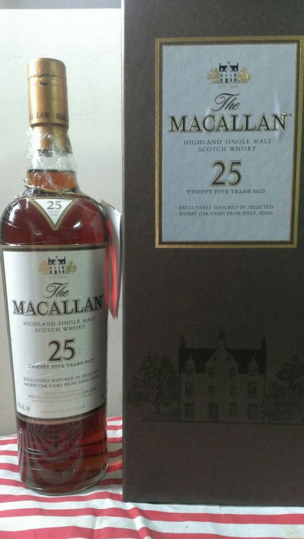 MACALLAN  sherry oak 25y 麥卡倫純麥威士忌
