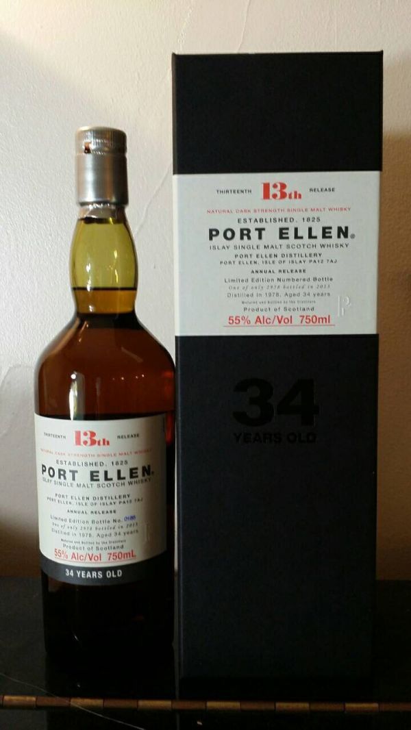 PORT ELLEN 1978 34y 13th edition Limited release 2958 bottles