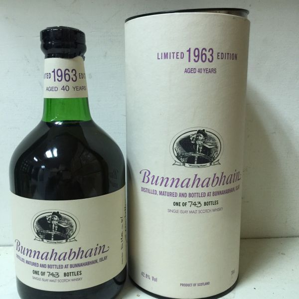 BUNNAHABHAIN 40Y limited 743b released