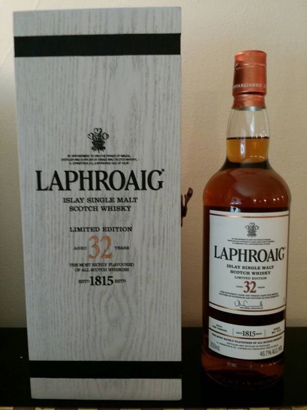 LAPHROAIG 32y 200周年 拉豐吉純麥威士忌 (木箱，