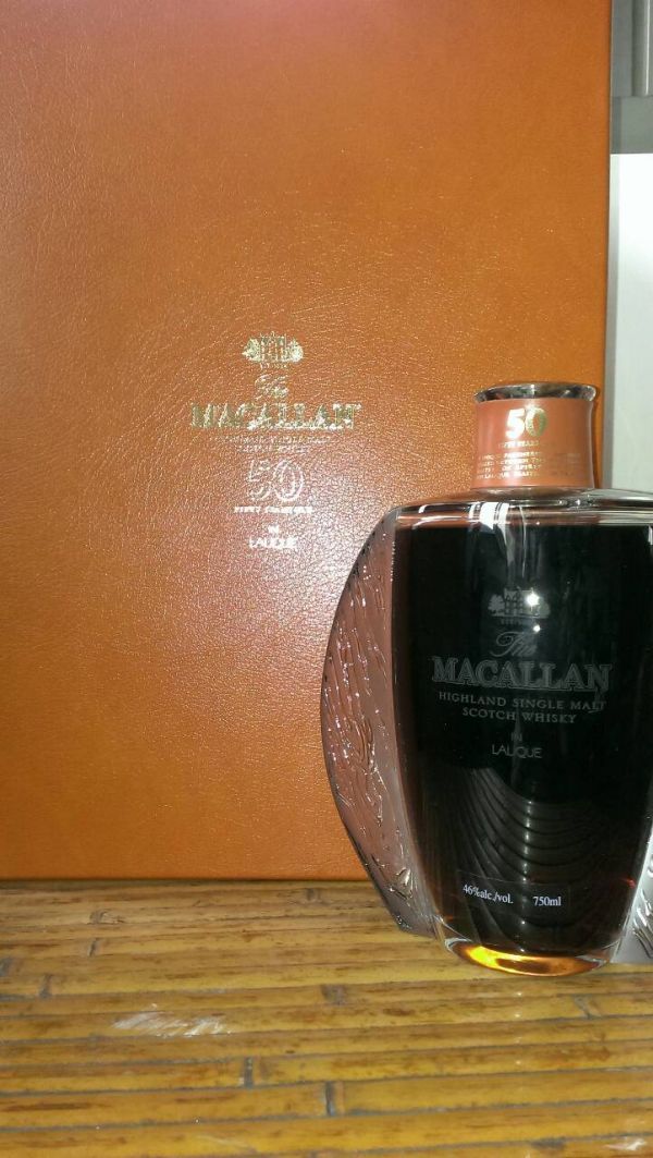MACALLAN 50y 麥卡倫純麥威士忌 Lalique水晶瓶 限量470瓶
